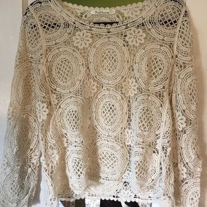 Small crocheted top